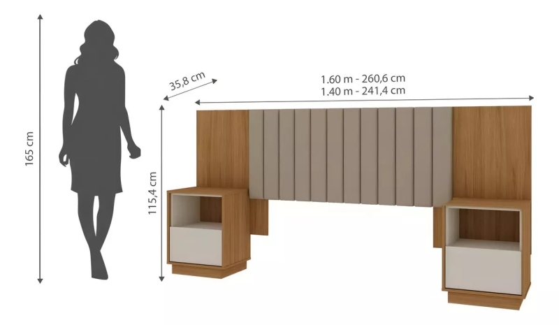 Cabeceira de Cama em MDF - Image 5